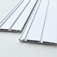 8' EZ Slatwall® PVC Interlocking Liner Panel - Ultra White