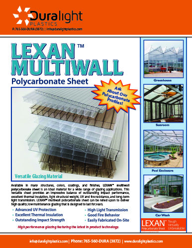 Lexan Multiwall Polycarbonate Sheet Brochure