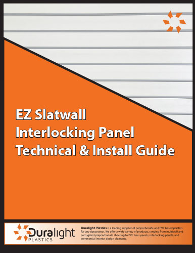 EZ Slatwall Interlocking Panel Technical and Install Guide