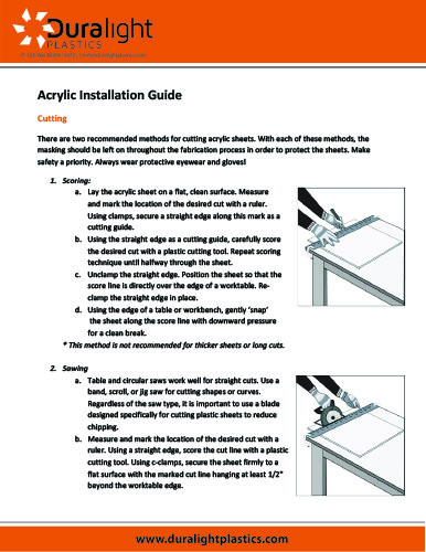 Acrylic Installation Guide