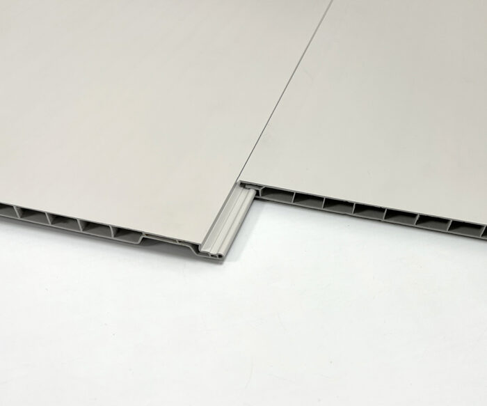 18" EZ Liner® PVC Interlocking Liner Panel Gray Duralight Plastics