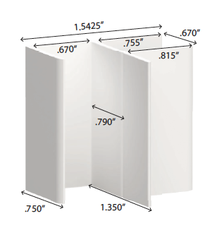ez slatwall corner trim