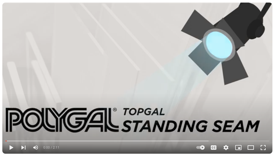 topgal multiwall standing seam panel benefits