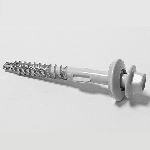 #12 x 2” CoverLite® Hex Head Self-Drilling Metal Screw | White #3330004 (250/bag)