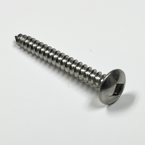 #8 x 1-1/4” EZ Liner™ Square Pan Head Screw | Unpainted SS #EZL-SSMETAL (100/bag)