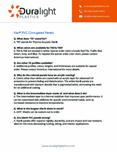 KLAR frequently asked product questions