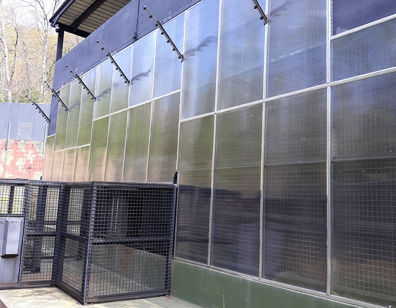 Chimp Villa House - Multiwall Panels for Winterization