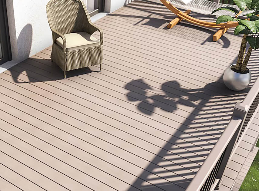 DuxxBak Dekk in Cool Sand - Residential Deck Application
