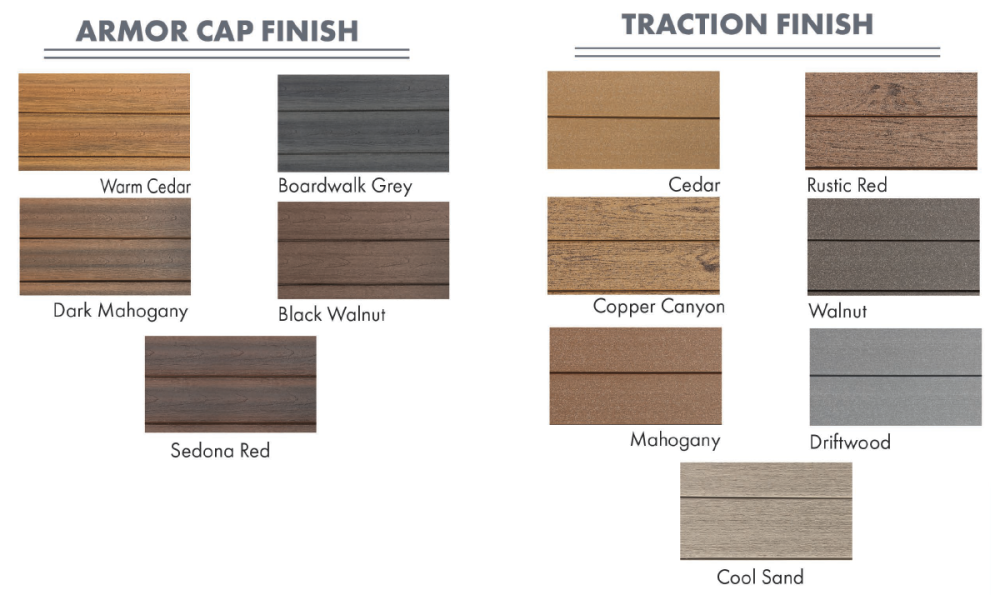 duxxbak dekk colors and finishes