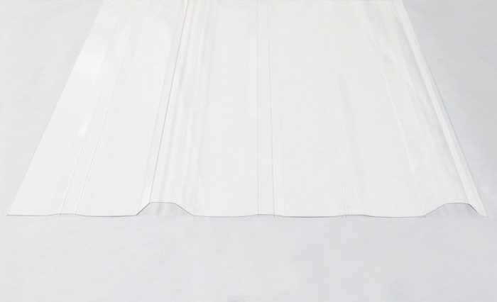 MR9 Flat Opal .9mm Corrugated Polycarbonate Panel
