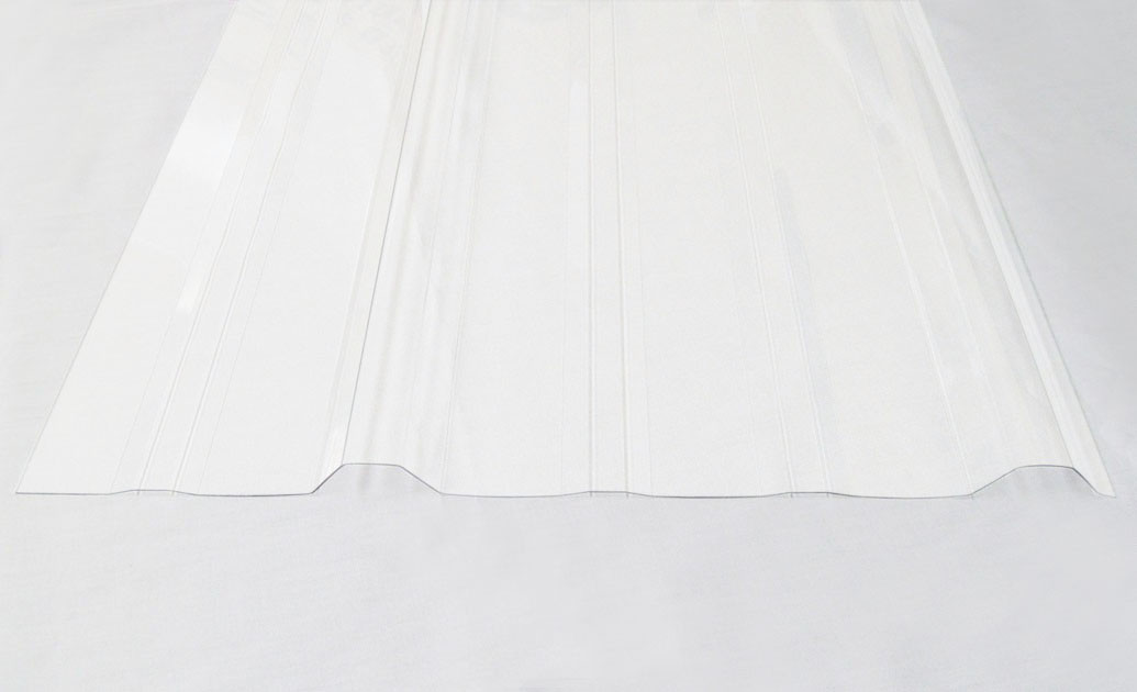 MR9 Flat Opal .9mm Corrugated Polycarbonate Panel