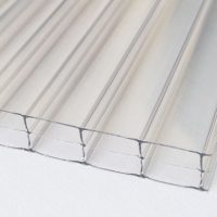 16mm Triple Wall THERMOCLEAR™ Polycarbonate Panel with 2 Sided UV - Clear