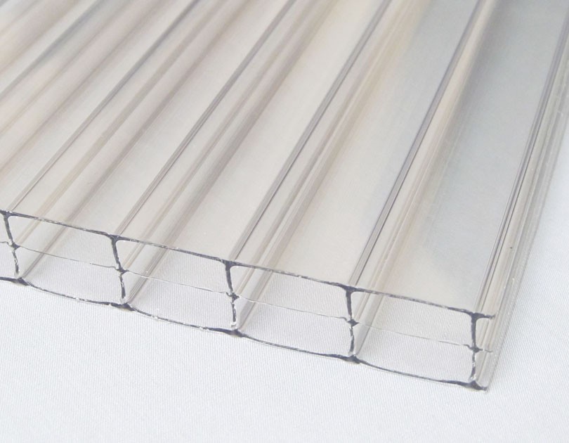 16mm Triple Wall THERMOCLEAR™ Polycarbonate Panel with 2 Sided UV - Clear