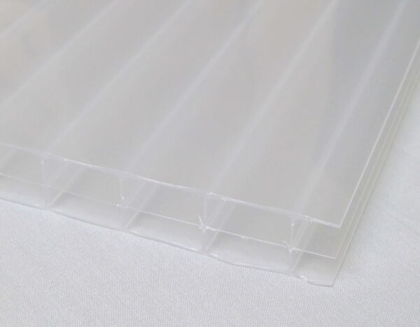 Plaskolite Clear Single Polycarbonate Corrugated Plastic Sheet 48 in. W X  96 in. L X 4 mm - Ace Hardware