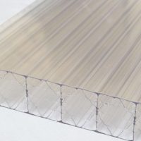 25mm 5 Wall X Structure THERMOCLEAR™ Plus Polycarbonate Panel with 2 Sided UV - Clear