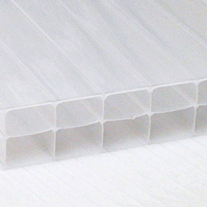 25mm Triple Wall CoverLite® Polycarbonate Panel with 2 Sided UV - Opal