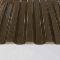 CoverLite® Greca Corrugated Polycarbonate - Bronze